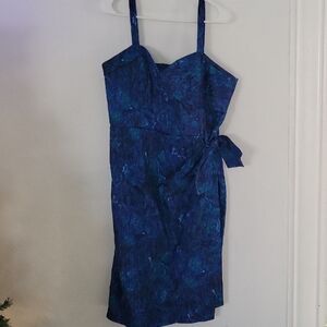 Pinup RetroSpec'd Clothing Elegant Blue Women's Dress